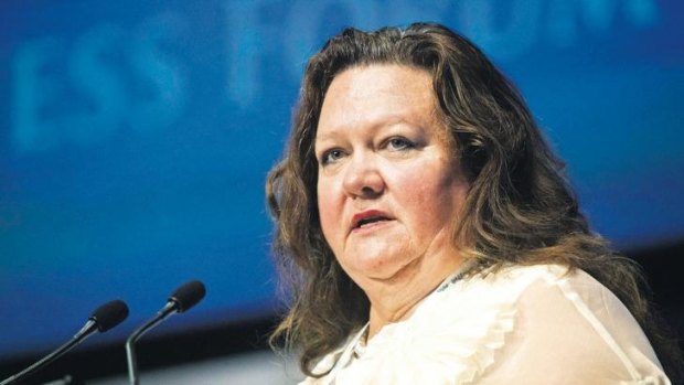 Gina Rinehart officially resigned from the Ten board this week