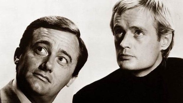 Robert Vaughan as Napoleon Solo and David McCallum as Illya Kuryakin in One Spy Too Many  