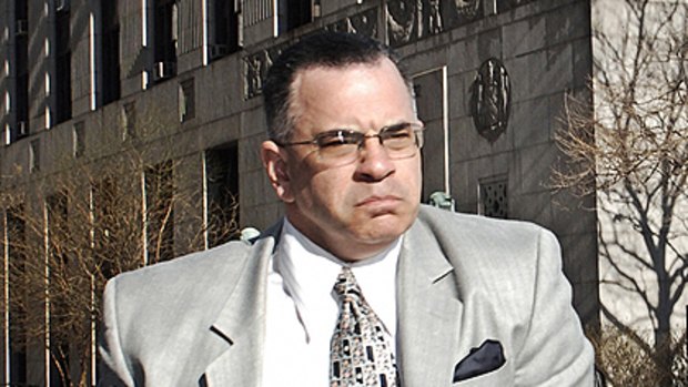 Mistrial, again ... alleged New York Mafia boss John Gotti Jr outside a Manhattan court in 2006.