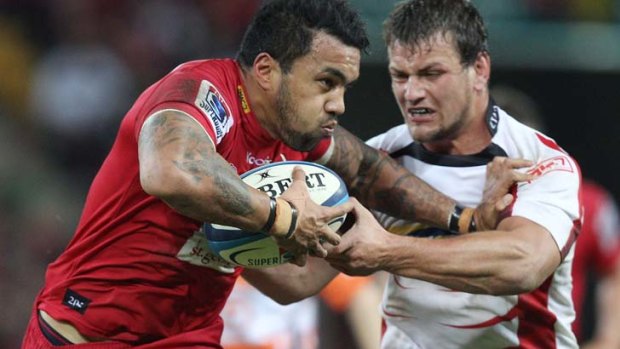 Incisive ... Digby Ioane of the Reds.