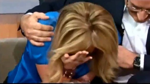 Melissa Doyle broke down in tears when she announced she was leaving Sunrise.