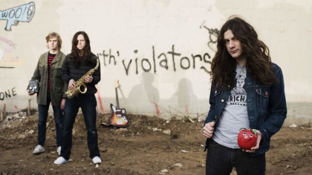 Not so hair-raising, but Kurt Vile & the Violators' guitars layer over each other in a gauzy wash of fuzz and reverb.