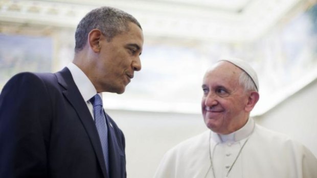 'He doesn't just proclaim the Gospel, he lives it': President Barack Obama on why Pope Francis is an inspiration.