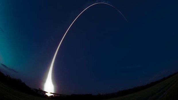 The Wideband Global SATCOM (WGS-6) mission launches from Cape Canaveral Air Force Station, Florida.