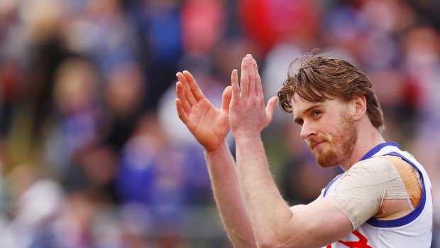 Without Jordan Roughead the Bulldogs have taken a makeshift approach to their ruck set-up. 