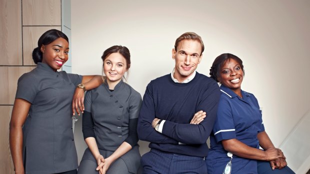 Dr Christian Jessen with some of the team from Dr Christian Will See You Now.