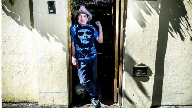 Molly Meldrum at his home in Richmond.