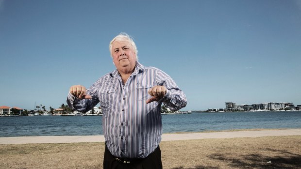 Administrators pulled the pin during the auction of a cattle station owned by Clive Palmer.