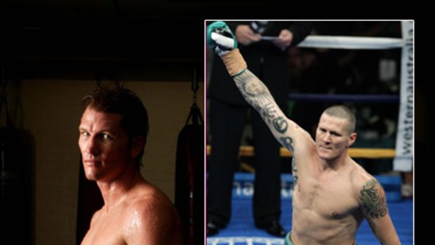 Boxing commentator Paul Briggs, who hasn't been in the ring for three years, is the next opponent for IBO cruiserweight world champion Danny Green (inset).