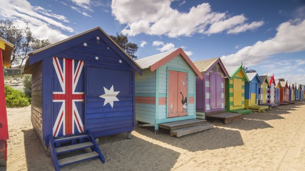 Beach huts come in all manner of styles.