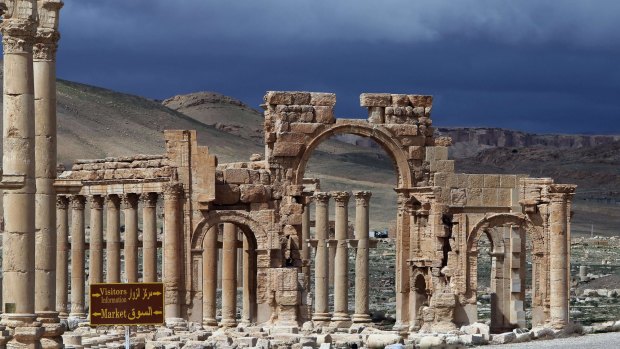 From March 2014 Syrians in the ancient oasis city of Palmyra, 215 kilometres northeast of Damascus.