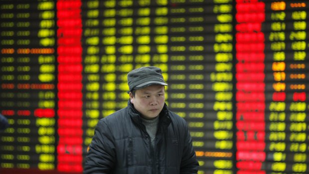 Chinese shares are on a losing streak.