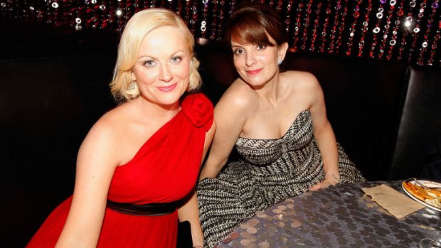 Funny ladies ... Tina Fey and Amy Poehler will host this year's Golden Globe Awards.