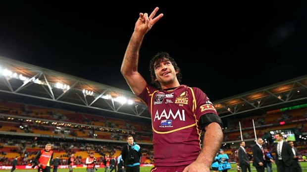 Johnathan Thurston's relief was palpable after the Maroons' Origin victory.