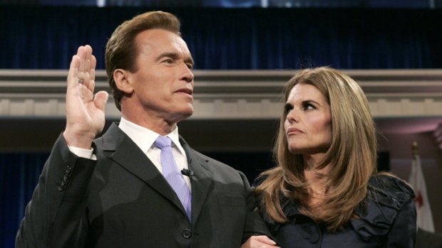 Maria Shriver has opted for the strong and silent approach on the break-up of her marriage to Arnold Schwarzenegger.