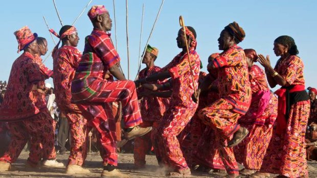 Konso people celebrate the Lake Turkana Festival.