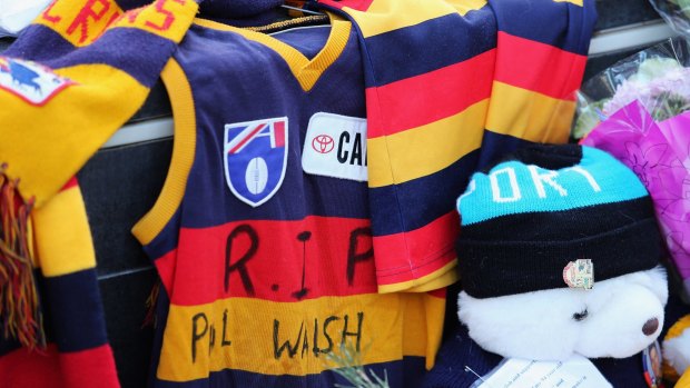 Tributes to the Adelaide Crows late head coach Phil Walsh who was found dead in his home last month.