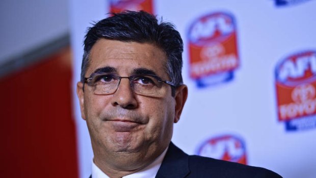 Andrew Demetriou: "The Commission ... have not formed a view because they have only just received the report."