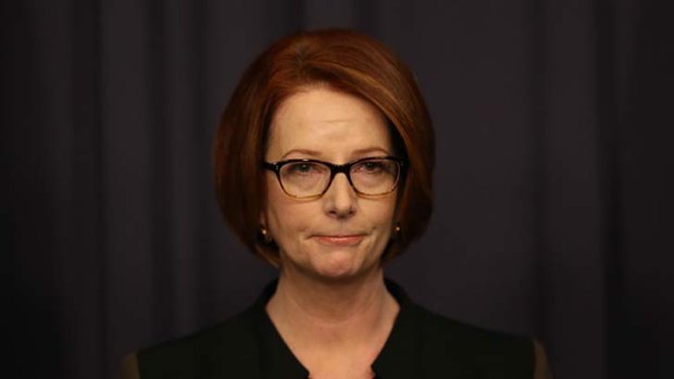 End of an era: Julia Gillard bows out.