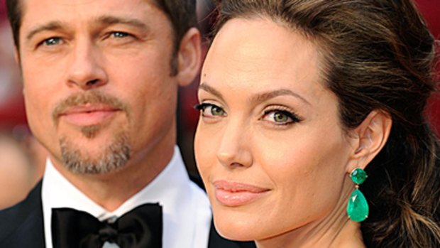 Book ban ... Brad Pitt and Angelina Jolie.