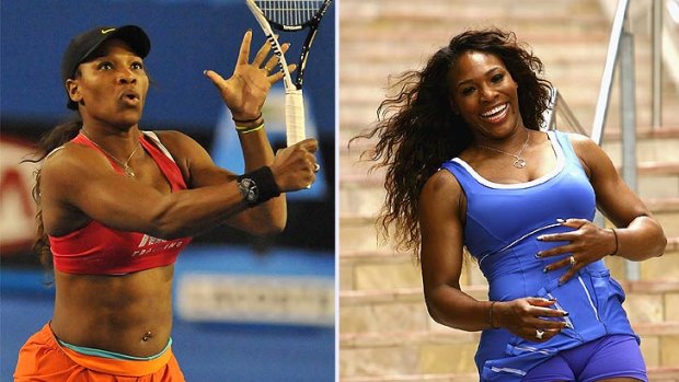 "I don't like working out" ... Serena Williams.