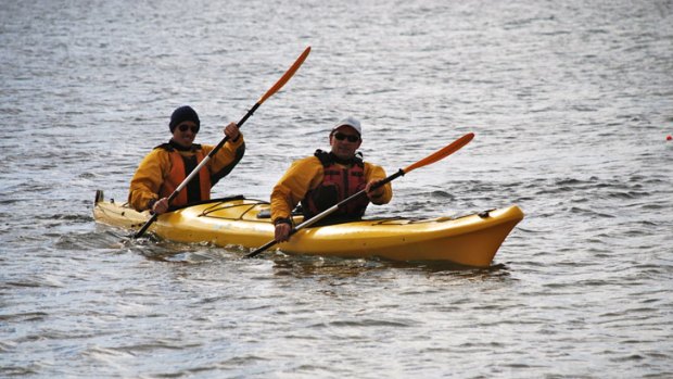 Kayaking is just one of Phillip Island’s adventure sports offerings.