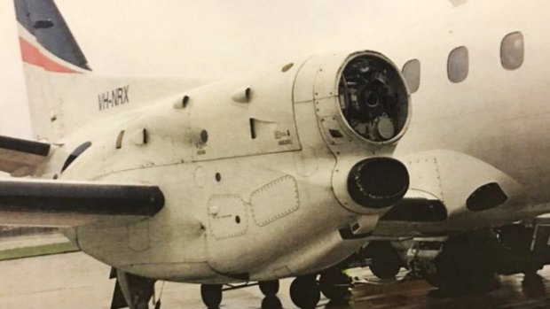 The plane made an emergency landing at Sydney Airport.