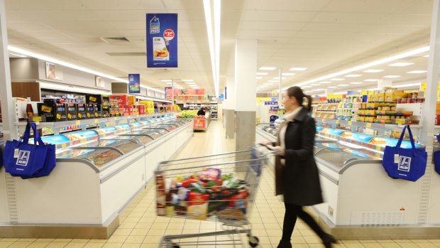 Competition from German supermarket chain Aldi will help keep food prices down.
 