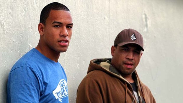 Lessons absorbed ... William and John Hopoate.