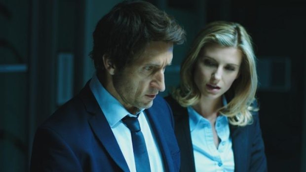 Double act: Robbie (Jonathan LaPaglia) and Jane (Viva Bianca) in <i>The Reckoning</i>.