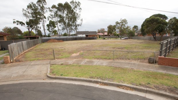 A small reserve in Lewis Court, Sunshine West. Brimbank Council wants to sell it, along with at least five others like it. 
