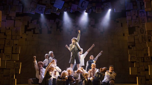 The Royal Shakespeare Company's production of Roald Dahl's Matilda The Musical. Photo by Helen Maybanks.