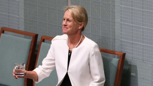 Under fire: Assistant Health Minister Fiona Nash in Parliament House on Wednesday.