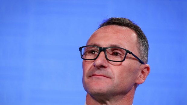 Greens leader Richard Di Natale took full advantage of all the attention this week.