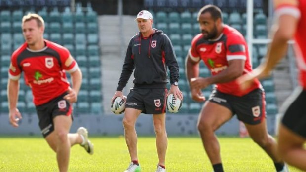 No distractions: Dragons coach Paul McGregor isn't letting his uncertain future cloud his work. 