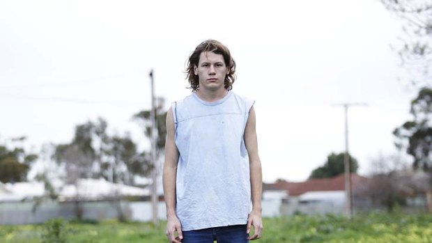 Abused teenager ... Lucas Pittaway, who plays Jamie Vlassakis in <i>Snowtown</i>.