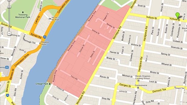 The red shaded area represents the area of West End where 12-storey buildings will now be allowed.