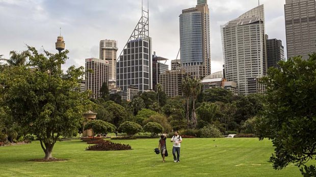 Different views: The master plan for the Royal Botanic Gardens and Domain has caused discord.