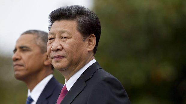 China's President Xi Jinping and US President Barack Obama at the White House in Washington, DC in September.