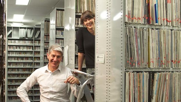 <i>Music Deli</i> presenter Paul Petran (left) with co-producer Alice Keath. The pair recently celebrated the show's 25th birthday with a highlight-filled retrospective.