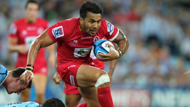 Back from suspension ... Reds star Digby Ioane.