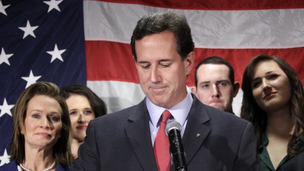 End of the road ... Rick Santorum.