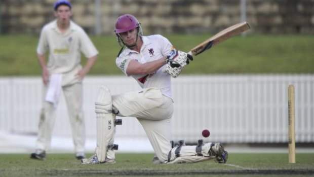 Wests-UC's Adam Hewitt provided a steadying knock on Sunday to help his team to the title.