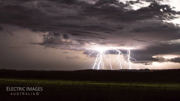 Lightning storms have been a common sight over over Karratha in the past few days.