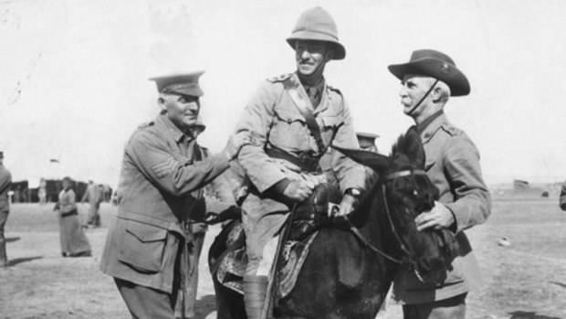 Pioneer: Rugby league administrator and politician Ted Larkin (left) was killed in action at Gallipoli in World War I.