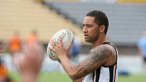 Key man ... Benji Marshall is expected to take the field against the Raiders.