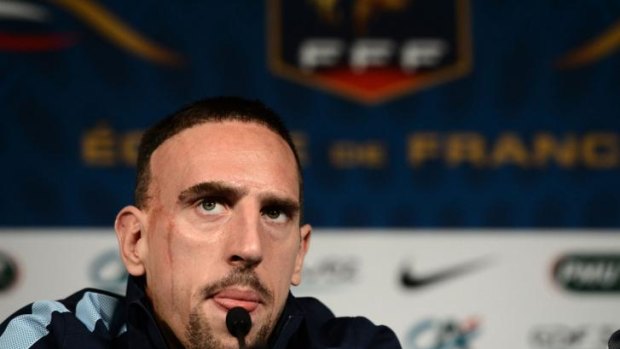 "I have been suffering in this France team": Franck RIbery.