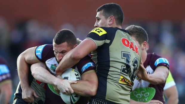 Memorable comeback: The Panthers put on 27 points in 29 minutes to beat the Sea Eagles.