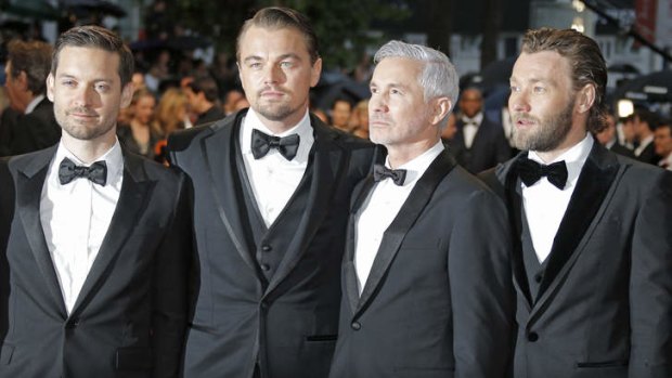 The Great Gatsby's star Leonardo DiCaprio (centre left) will not attend director (centre right) Baz Luhrmann's premiere in Sydney.