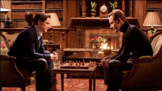 You first: A young, hirsute Charles Xavier (James McAvoy, left) squares off with a pre-Magneto Erik Lehnsherr (Michael Fassbender) in the terrific X-Men: First Class.